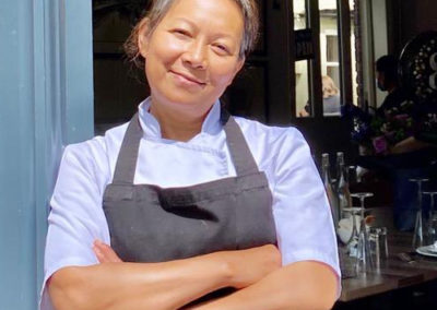 Chef Suree Coates at the White Hart Ironbridge