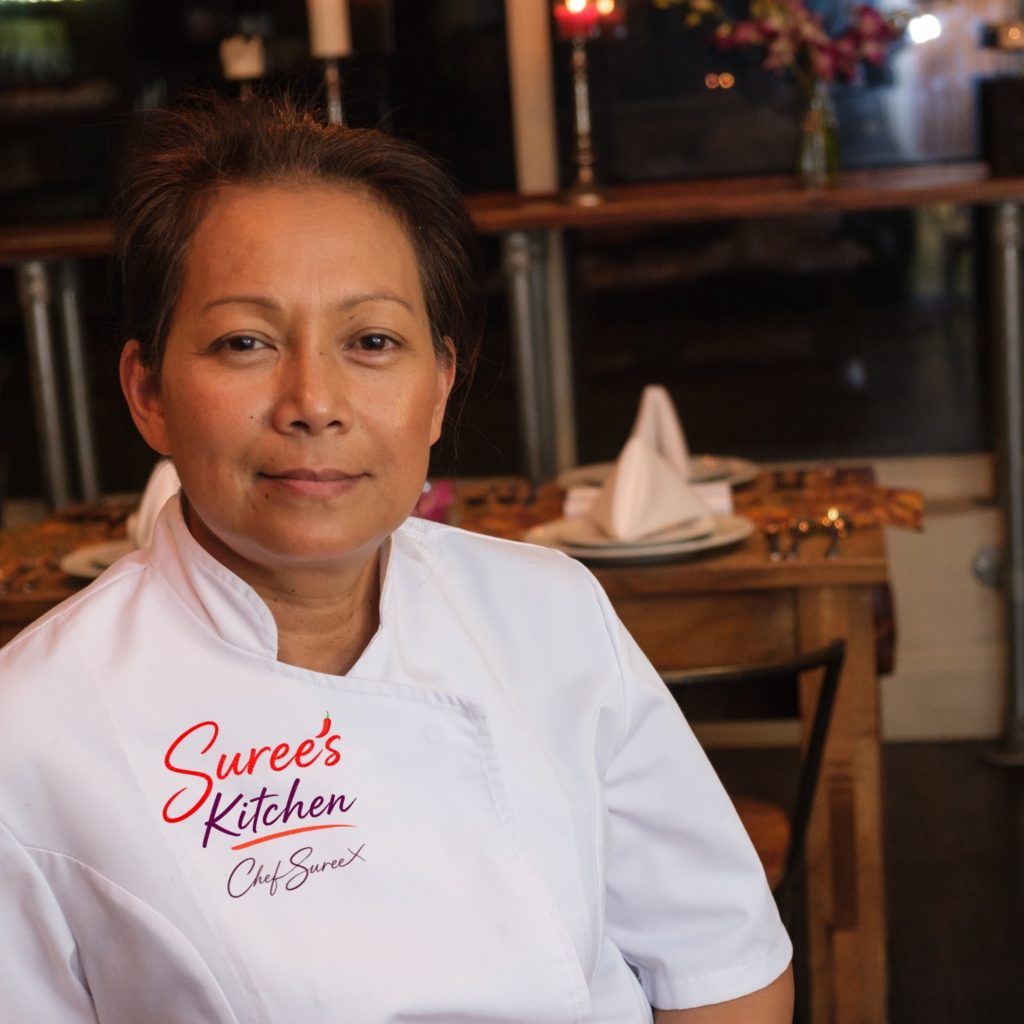 Chef Suree Coates at Suree's Kitchen White Hart Ironbridge
